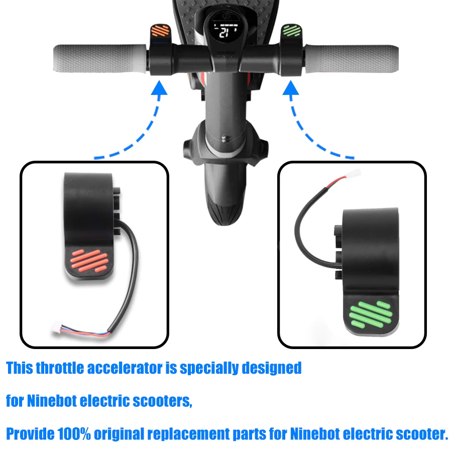 Sostituzione per Ninebot Segway ES1/ES2/ES3/ES4 Scooter attivato Bluetooth cruscotto scheda di controllo acceleratore freno quadrante dito