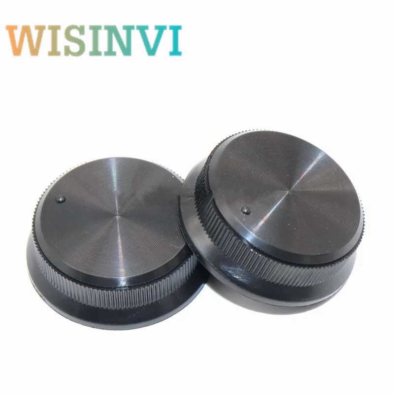 2pcs 39×12MM Straw hat shape knob potentiometer Amplifier volume adjustment knob flower Shaped Inner Hole 6MM