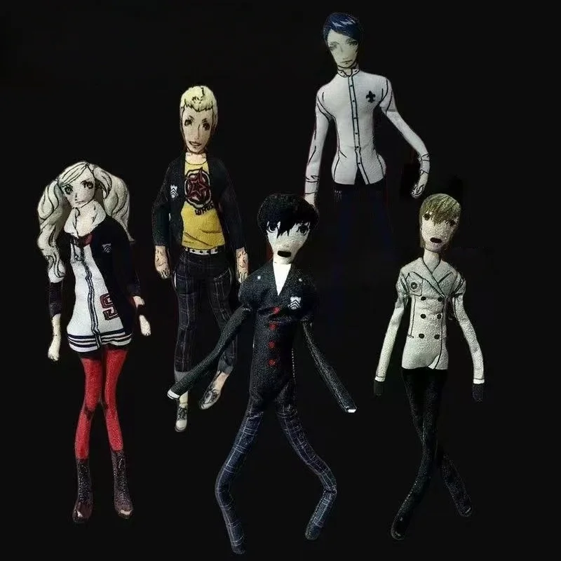 

28 см игра для косплея Amamiya Ren Ryuji Sakamoto Yusuke Kitagawa Anne Takamaki Akechi Goro абстрактный проволочный скелет плюшевая игрушка в подарок фанату