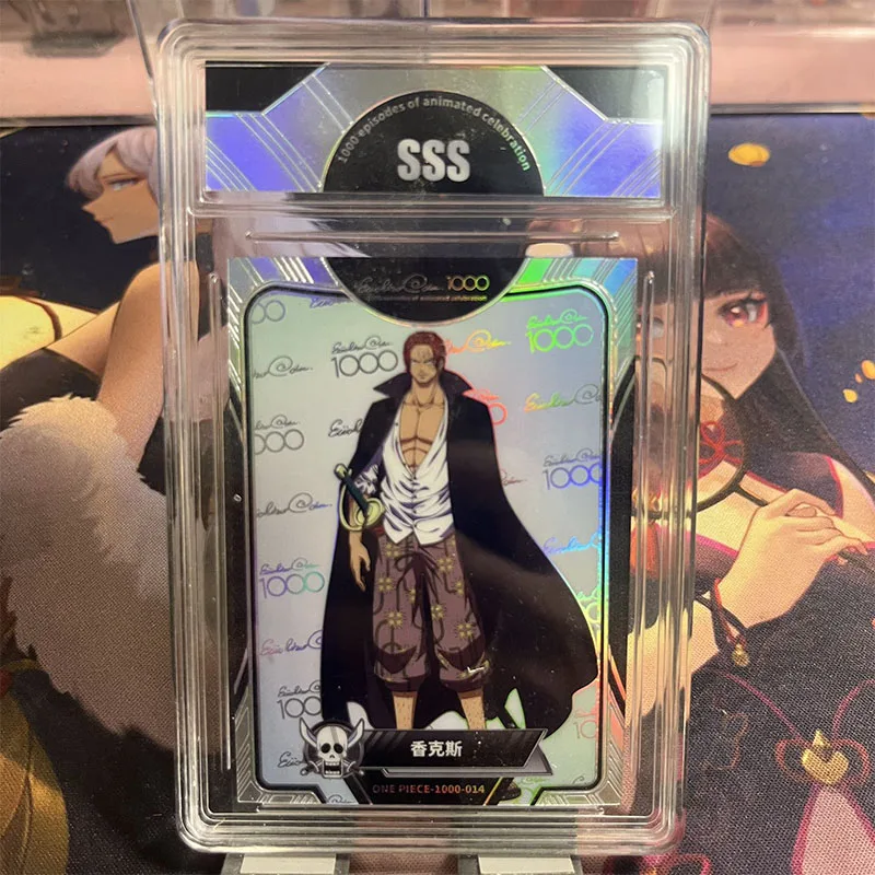 Kawangdian Anime One Piece SSS Cards Nami Usopp Brook Shanks Franky Collection Cards Christmas Birthday Gifts Children's Toys