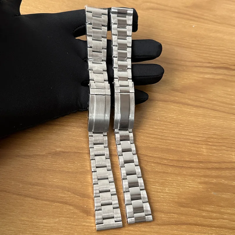 

Daytona Panda Di Yuen Lok стальной ремешок Little Monster плоский рот Oyster три жемчуга ремешок для часов из нержавеющей стали 20 мм 22 мм