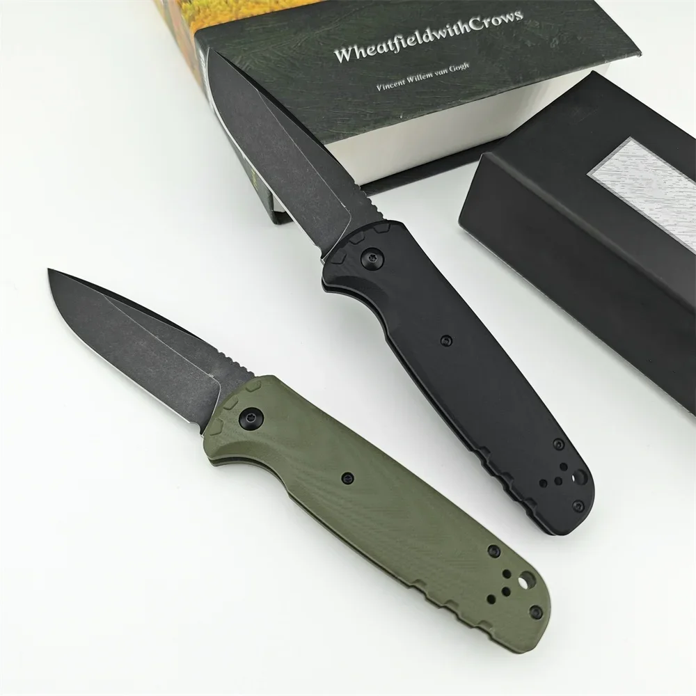 

BM 4300 CLA Складной нож D2 Stonewashed Blade G10 Ручка Карманный Открытый Охота Тактические Инструменты Самообороны