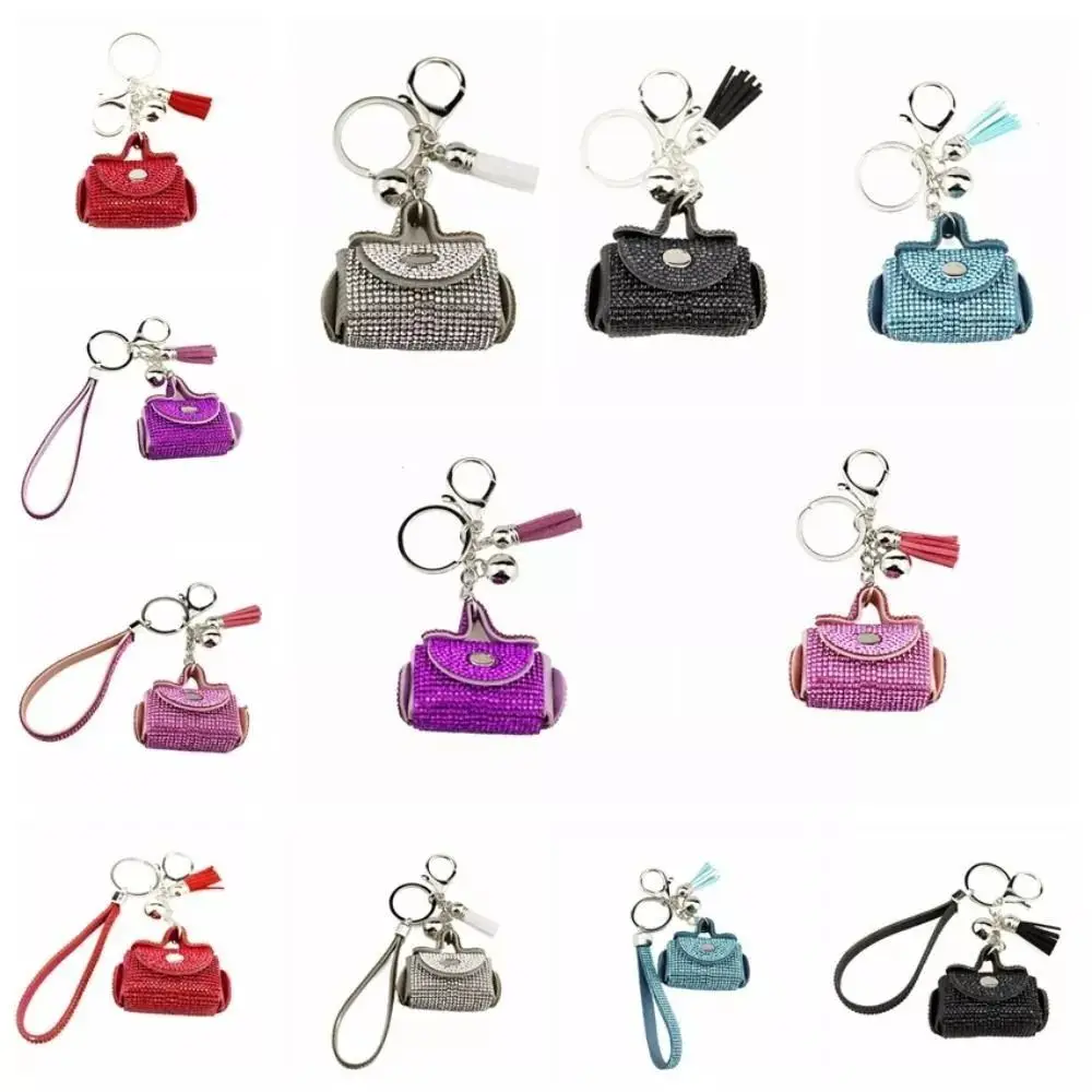 

Portable Rhinestone Coin Purse Soft Mini Headphone Bag Leather Cute Earphone Box