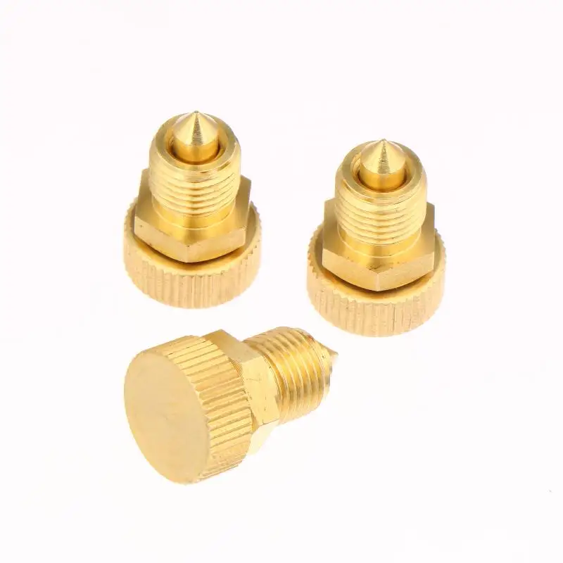 3Pcs High Pressure Air Bleed Screw Copper Safety Bleeder Valve For 3-Stage Pump PCP Air Pumps Spare Replacement Parts view 6