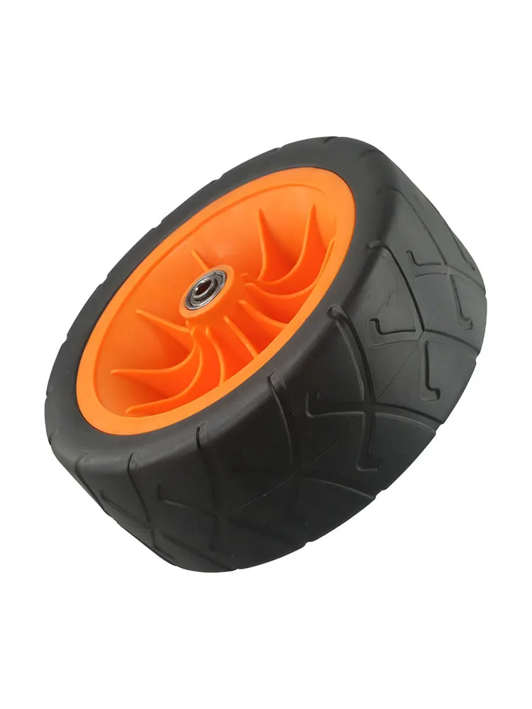 New Wheel Wheel Outdoor Replacement Wheel Wheels With Bearings 360° Rotatable Black Easy To Install For All Terrain