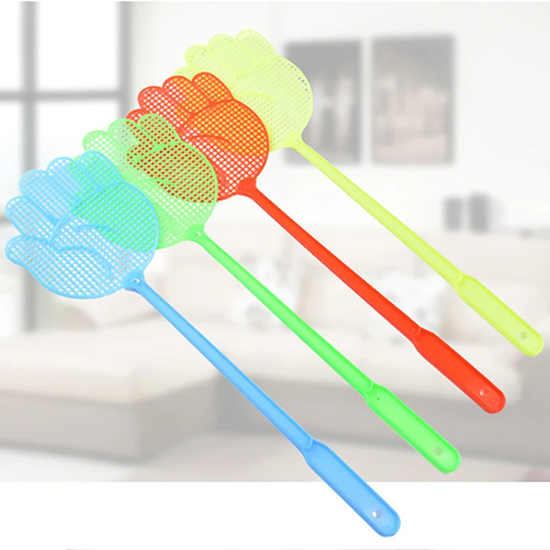 Fly Swatter Extendable Funny Hand Shaped Fly Swatters With Long Handle Manual Swat Flies  For Home/Indoor/Outdoor/Office/