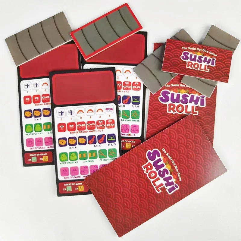 Gamewright Sushi Roll Board Game - Roll the Dice, Build Your Plate, Become a Sushi Master!