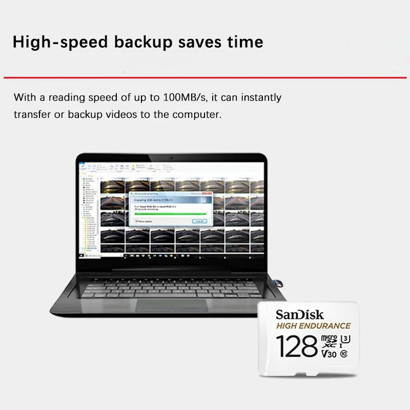 SanDisk HIGH ENDURANCE Micro SD Card 32GB 64GB 4K Video Memory Card 128GB 256GB U3 C10 V30 MicroSD SDHC/SDXC 100MB/s TF Card