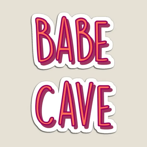 Babe Cave imán refrigerador niños hogar bebé pegatinas divertidas juguete colorido lindo niños soporte magnético Decoración