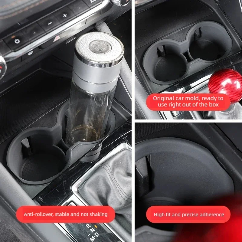 Mittelkonsolen-Getränkehalter-Matte, rutschfeste Aufbewahrungsmatte, Innenzubehör, rutschfeste Wasserbecher-Ablage, Werkzeuge für Mazda 3 2020–2026