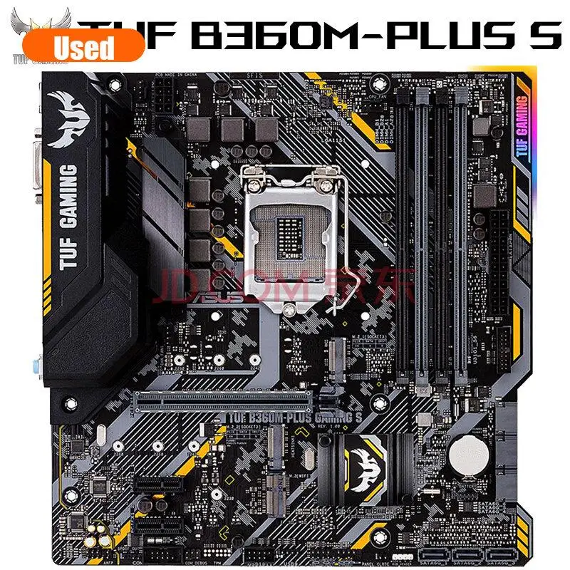 Go! Used,ASUS B360M-PLUS GAMING S Motherboard Intel LGA1151 B360 Chipset DIMM DDR4 Support i7 8700 8700K 8500 CPU