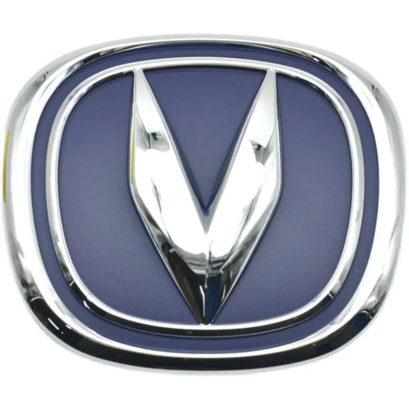 For Changan CS55 light-year version front logo black front and rear V-shaped mark V word mark CS55 black background LOGO in the