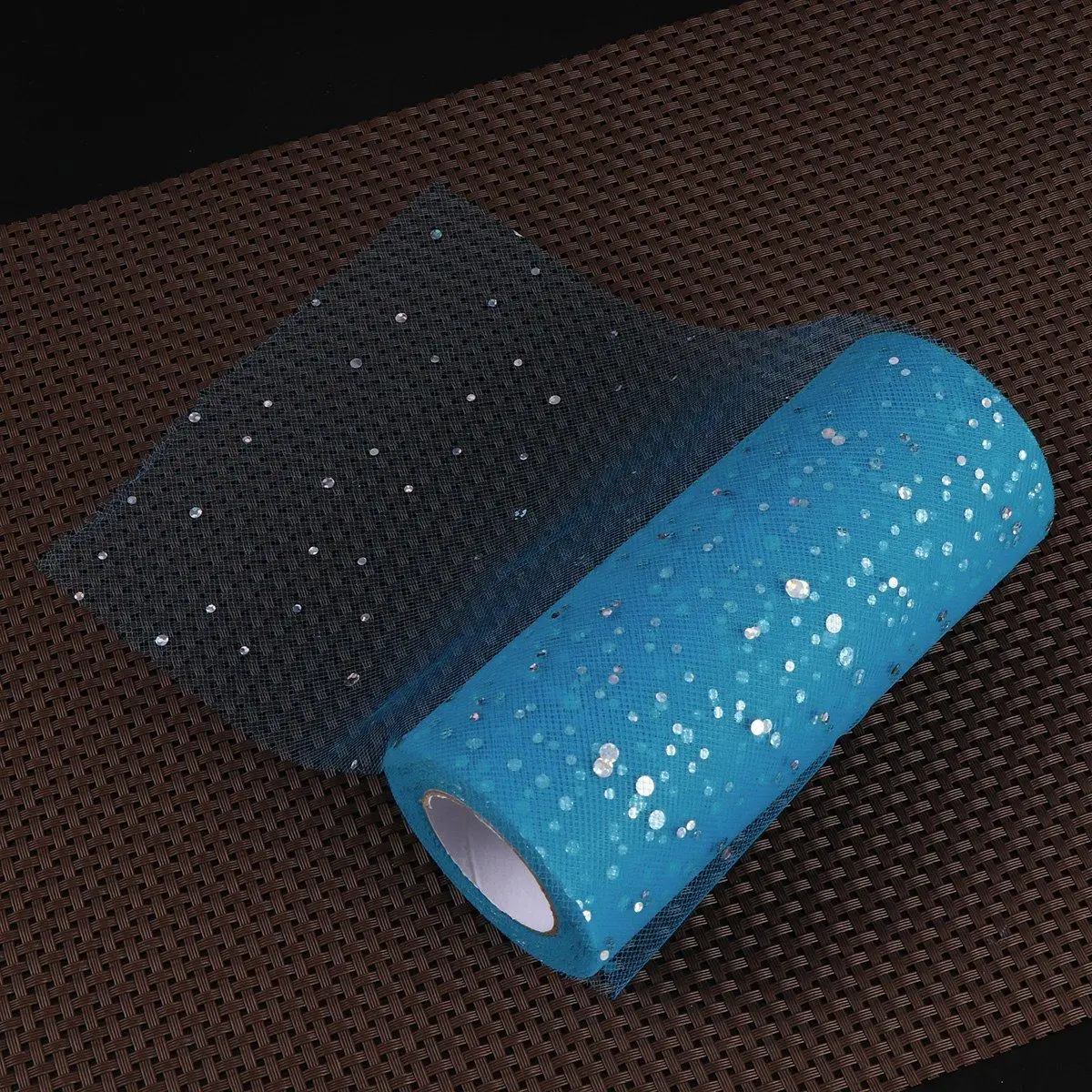 

Рулон блестящего тюля с пайетками, светло-фиолетовый/красный, 15 см, 25 ярдов, для свадьбы, рукоделия, дня рождения, праздничных украшений, рулонная ткань-муслин