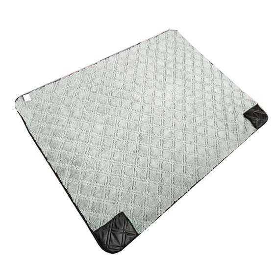 

Cold Weather Warm Large Camping Blanket With Sherpa Lining for Camping Stadium, Machine Washable