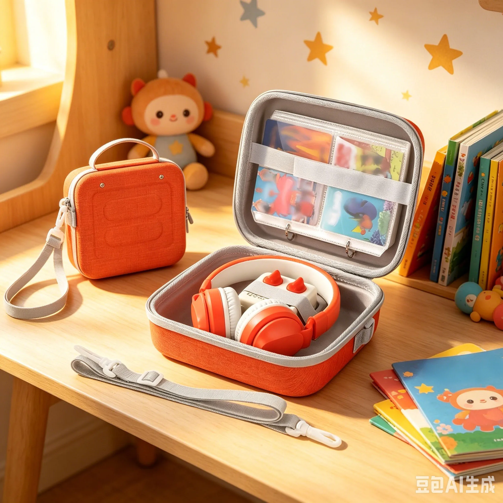 

Hard Shell Carrying Case For Yoto-Mini(2024 Edition) Protect Your Audiobooks Stylish Hard Case Organizer Bag For Audio Player