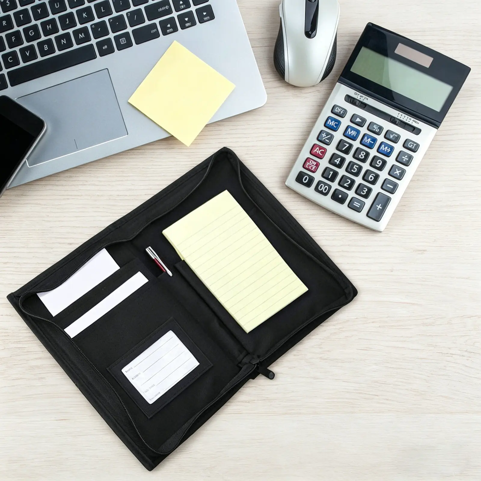 

1Pcs Portable Oxford Cloth File Folder Zipper Document Organizer Storage Bag Filing Pouch for School Office Travel