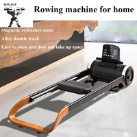 MIYAUP Home Fitness Equipment Super Fat Burning Intelligent Magnetic Resistance Double Folding Rowing Machine