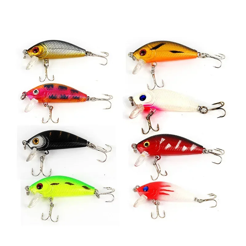 

50mm 3.6g Topwater Minnow Japan Mini Fishing Lure Artificial Hard Bait Crankbaits Carp Fishing Wobblers