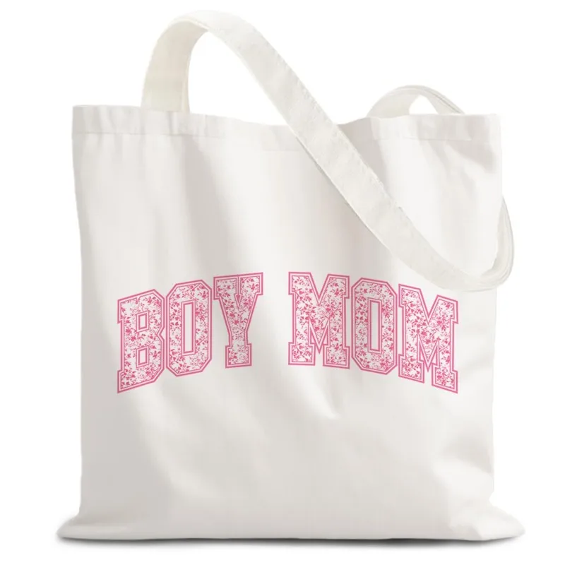 

Canvas Tote Bag, Trendy, Kawaii, Design, Women, Large Capacity, Shopping Bag, Reusable, Eco Friendly, Summer, Beach, Handbag