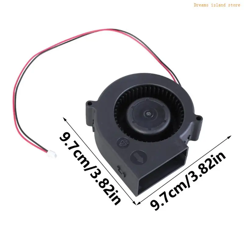 Ventilador soprador sem escova velocidade 3600rpm para impressoras 3D e computadores resfriamento HX6C