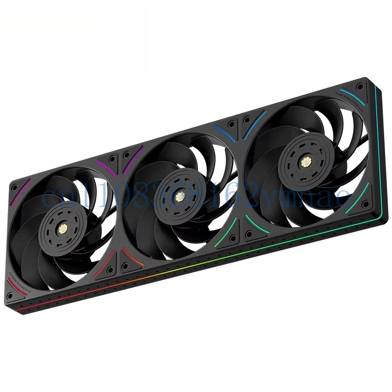 

FOR Limin TL-UB36 360 Black 12CM Side-by-Side Fans 3-Pack ARGB Radiator Case Fans