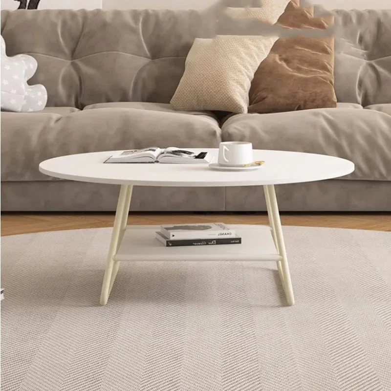 

Hardcover Modern Coffee Table Trau Nordic Simple Minimalist White Side Table Round Wood Mesa Auxiliar Salon Nordic Furniture