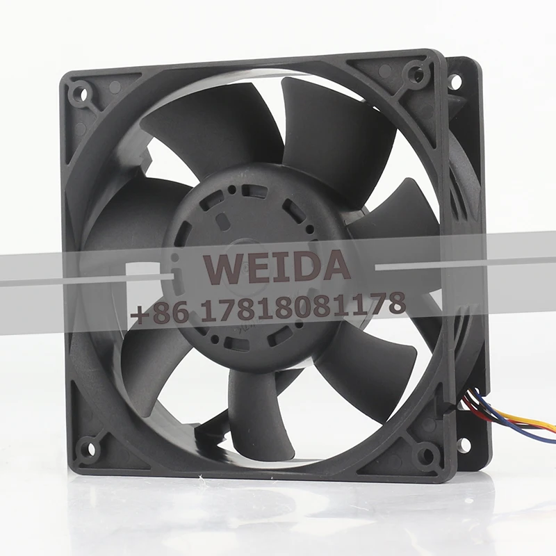 Cooling Fan AFB1212VHE-8K1P Delta 12038 12CM Chassis Temperature Control Double Ball 120x120x38MM DC 12V 0.90A