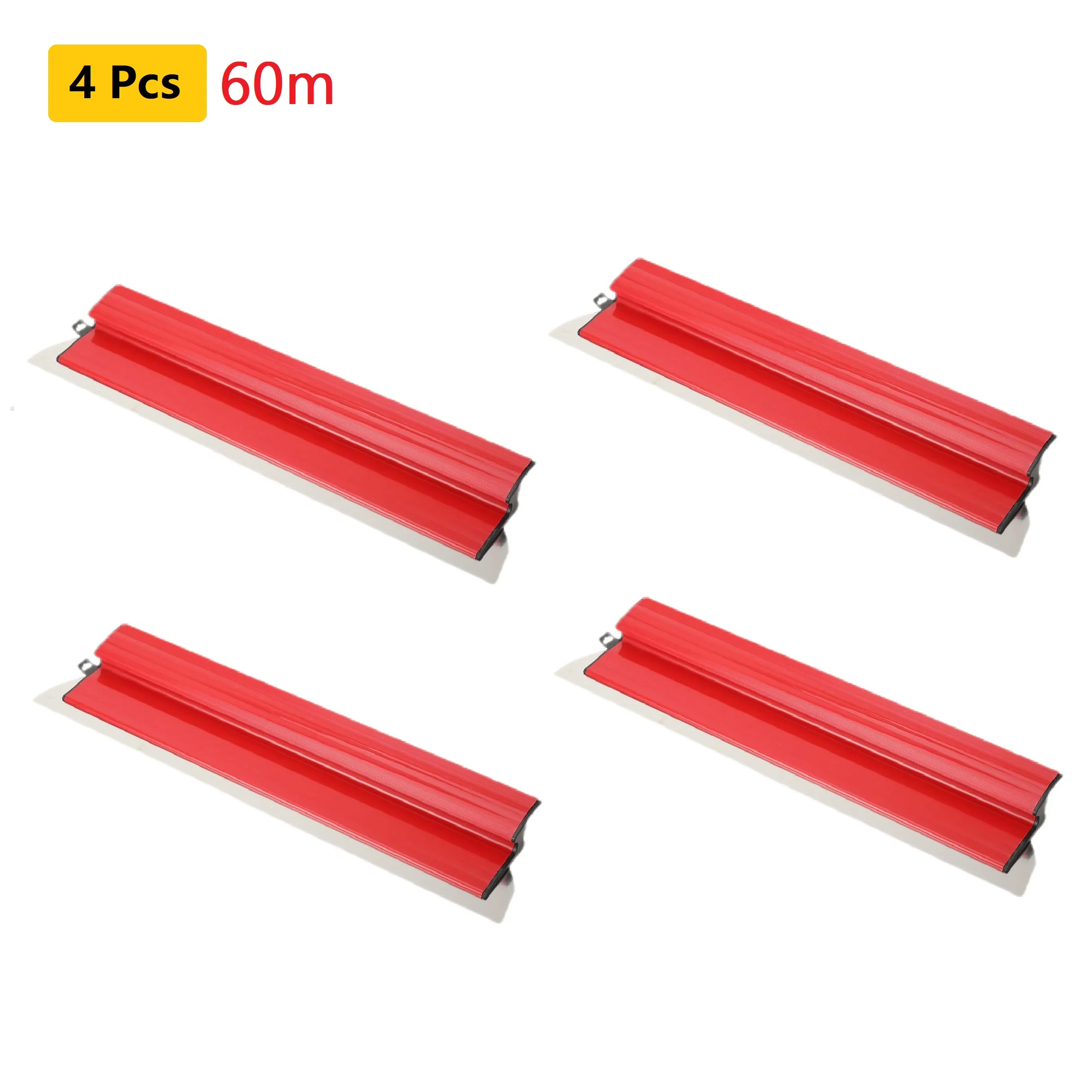 Spatule de lissage pour cloisons sèches en acier inoxydable, 60cm, pour grande zone de travail, outil de Construction de décoration murale, 1/2/4 pièces