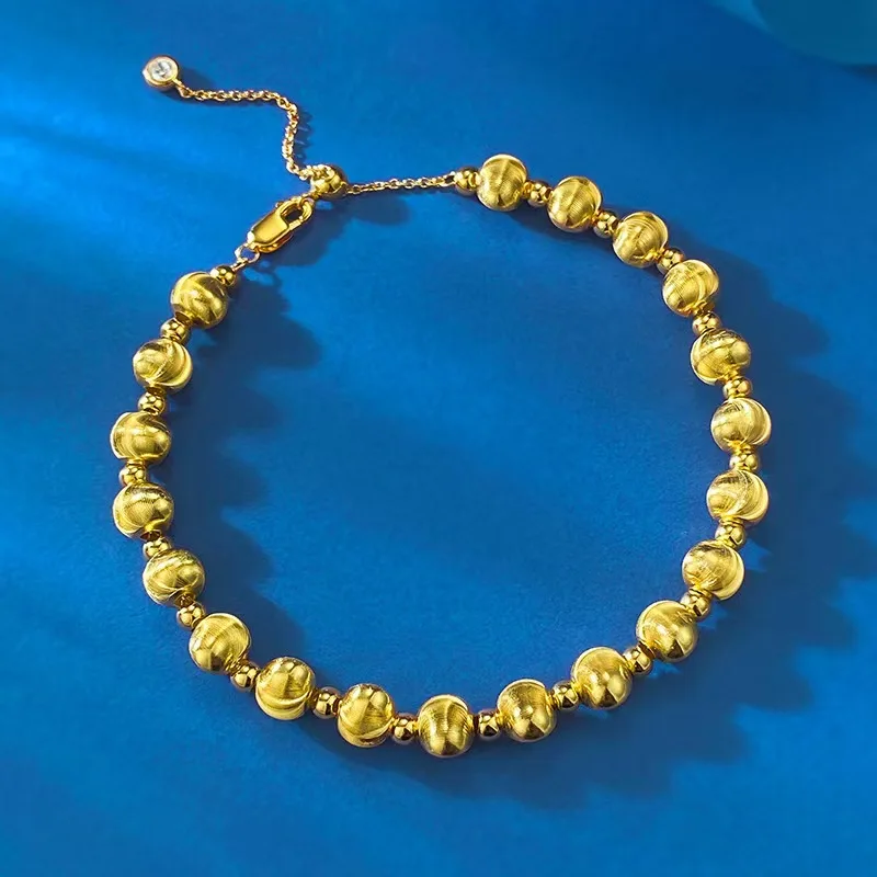 

Простой модный браслет из бисера «кошачий глаз» в Европе и США, маленький круглый браслет из бисера, украшение для рук, женский свадебный подарок