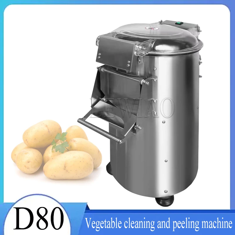 

10kg/Time Commercial Potato Peeling Machine Taro Potato Vegetable Peeling Cleaning Machine