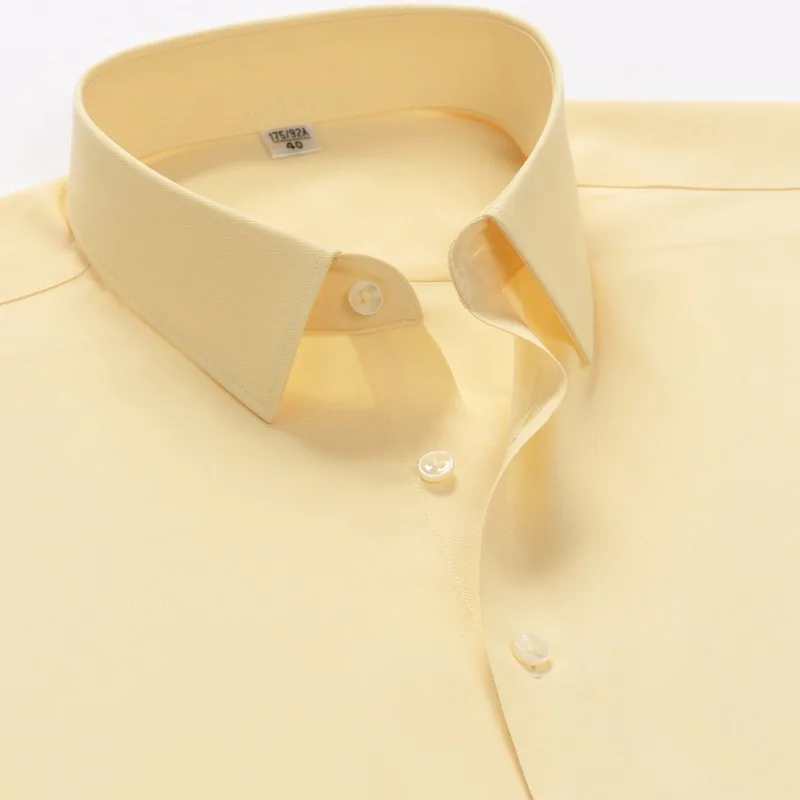 

Luxurious Man Dress Shirts Modal Elastics Office Wear Business Men Long Sleeve Casual Wrinkle-resistant Quality Breathable Shirt