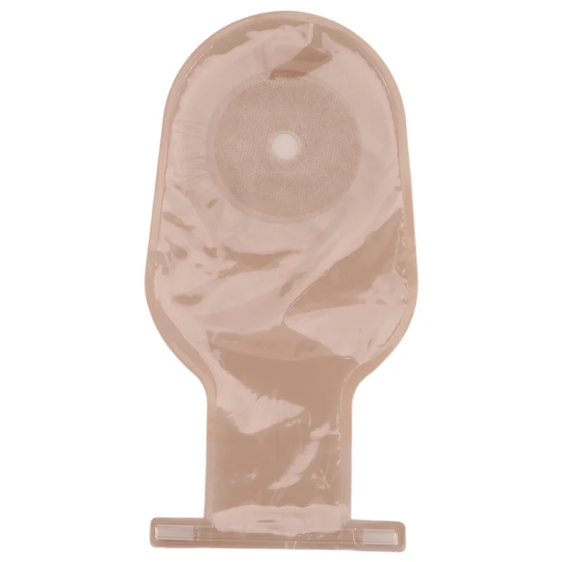 Sacos de ostomia pork, malotes drenáveis de uma peça para colostomia, ileostomia, cuidados com a estoma, 20-60mm, válvula de drenagem econômica, sacos de colostomia