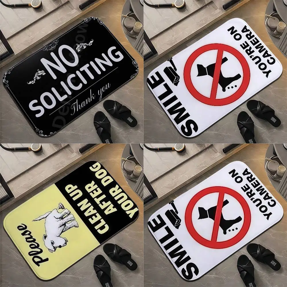 

Please Clear Dog Poop Warning Metal Tin Signs Park Floor Mat Printed Large Carpets Room And Bedroom Carpets Bathroom Anti Slip