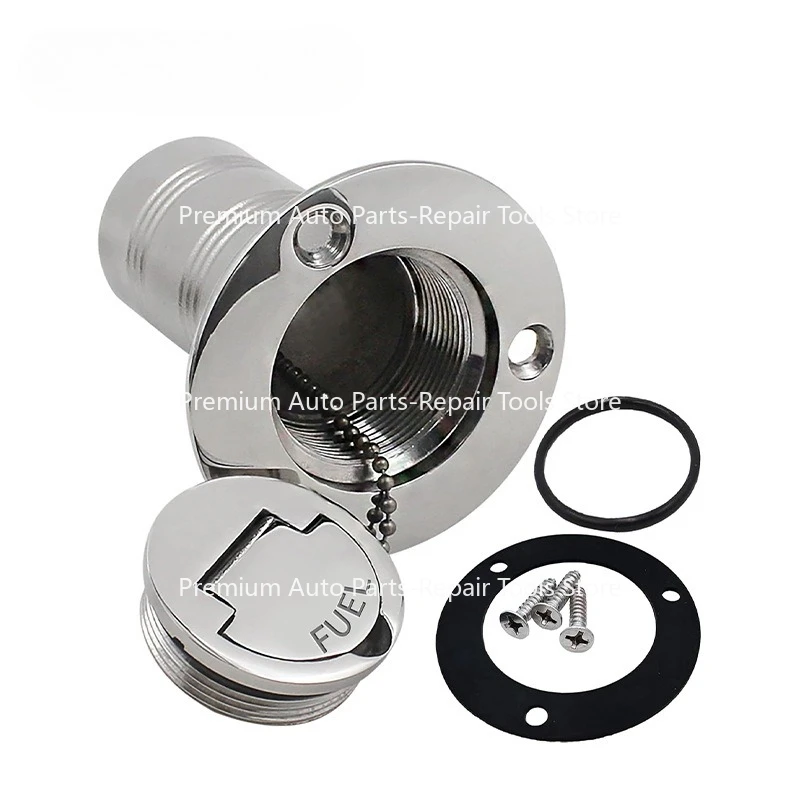 Stainless Steel Flap Fuel Port, Yacht Fuel Tank Port, Water Inlet, Water Tank, Oil Tank Cover, RV