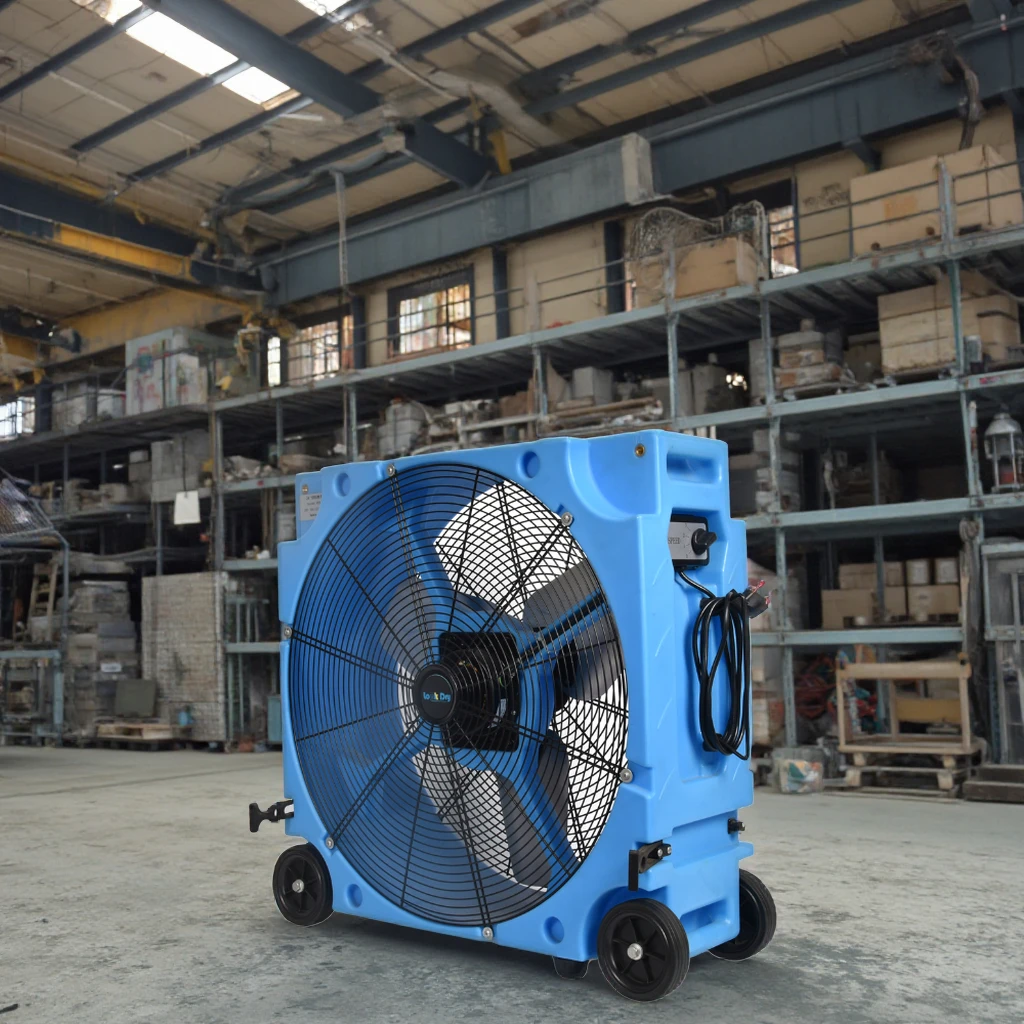 30-Inch High Velocity Turbo Blower Industrial Square Axial Fan With Low Noise Electric Square Circulation Fan High Pressure