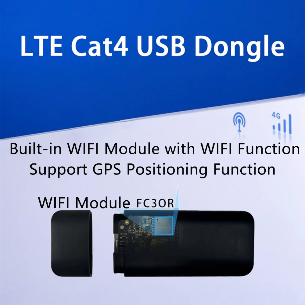 4G LET WIFI USB Dongle Built-in Quectel EG25-G FC30R Module Global Modem GPS Receiver Portable WIFI Terminal MIFI Internet Stick