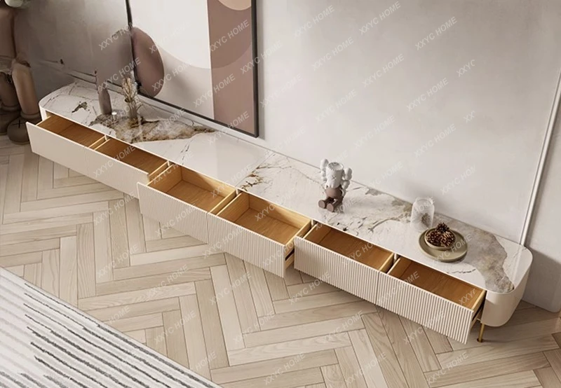 

JJJJLight Роскошный супер длинный каменный шкаф для телевизора, современный простой бытовой шкаф для небольшой квартиры, гостиной