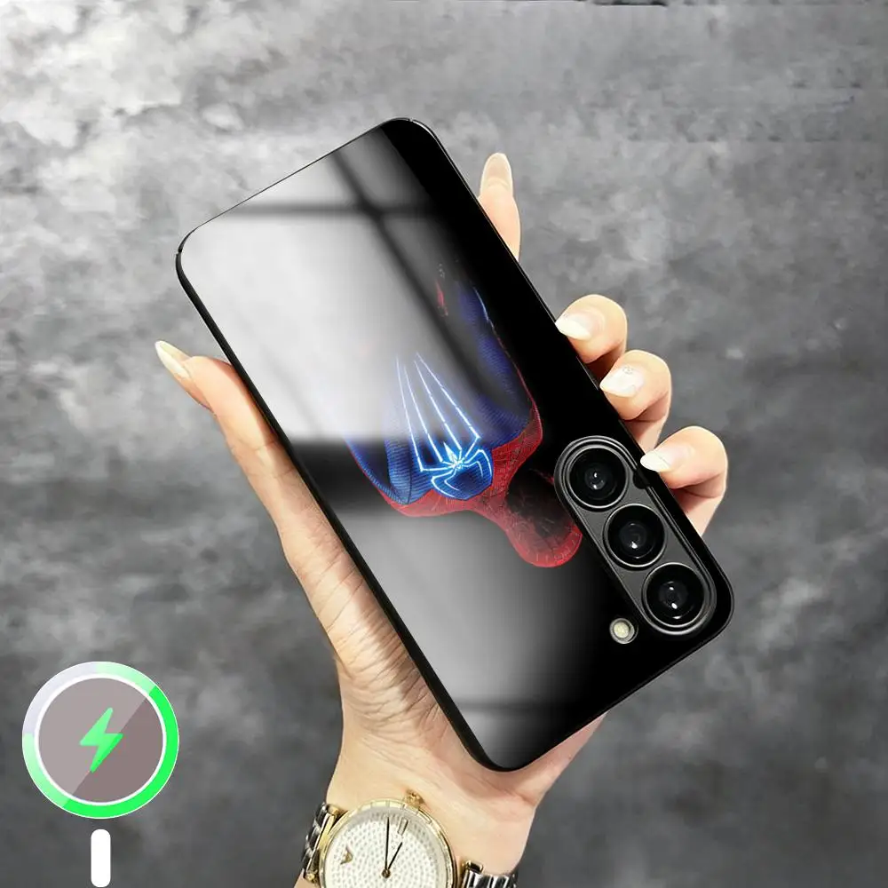 Cool power fashion Spider Phone Case For Samsung S26 S25 S24 S23 S22 S21 Plus Ultra Fold A Glass Magnetic Case view 3
