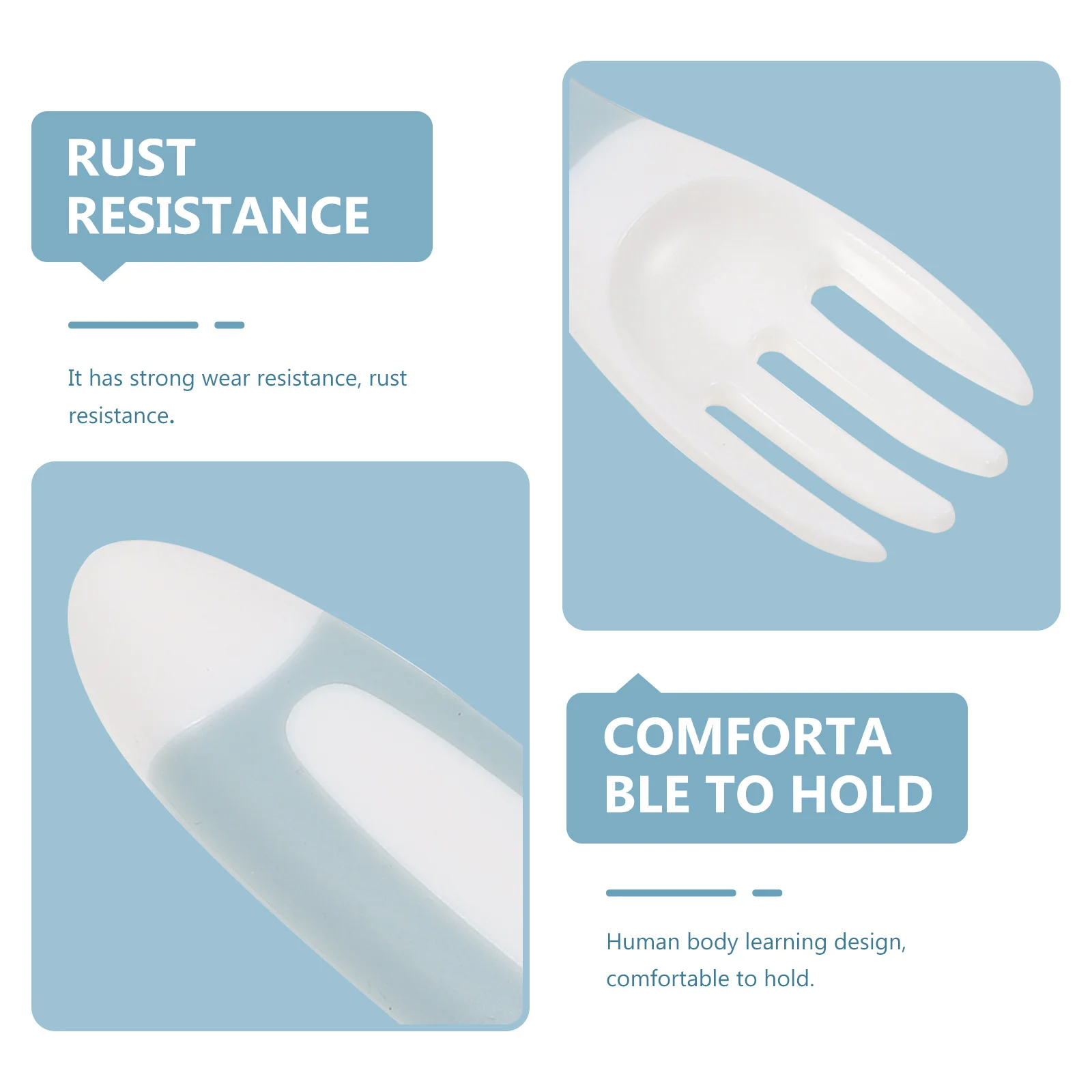 

1 Set Baby Training Spoon Fork Heat-Resistant Bpa-Free Feeding Utensils For Toddlers Baby Tableware Set Kids Learning Cutlery