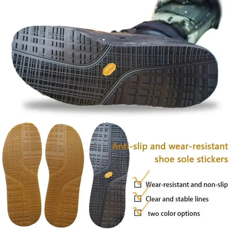 Thick Flexible Anti-slip Rubber Sneaker Outsoles Wear Resistant DIY Repair Replacement Shoe Soles Pads