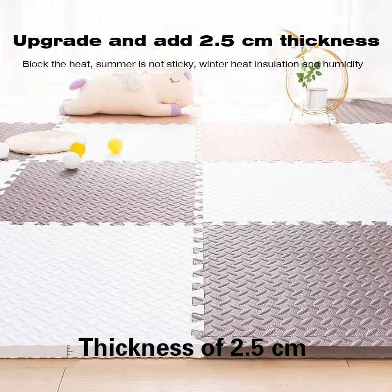 Thick 2.5 Cm Puzzle Mat for Children Thick Baby Play Mat Kids Carpet Mats EVA Foam Rug Children Room Activities Mat for Baby