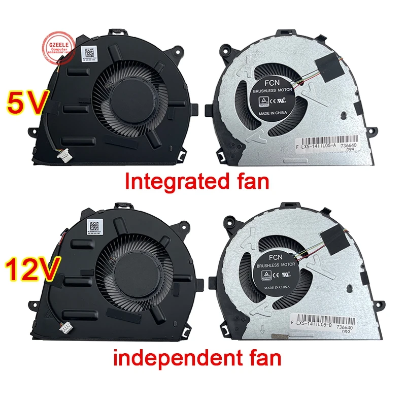 NEW CPU Cooling Fan For Lenovo IdeaPad 5-14IIL05 Xiaoxin AIR-14ARE 14IIL 14ITL 2020 2021 DFS2009129G0T FM9M DC12V DFS2001059FOT