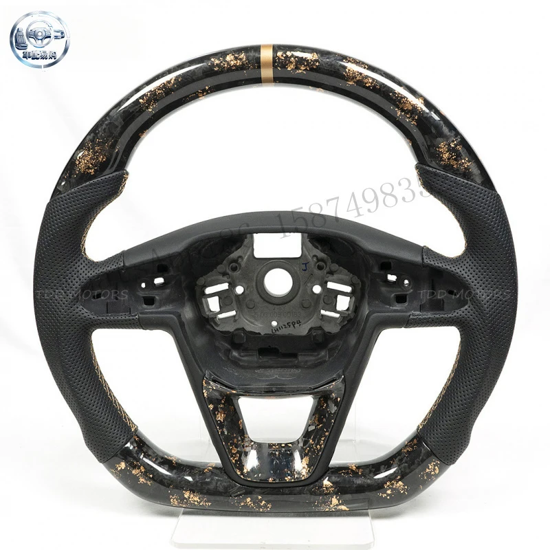 Carbon Fiber LED Custom Steering Wheel For Seat Leon FR Cupra MK3 2013-2020