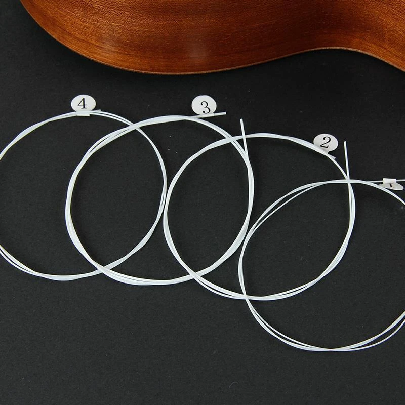 5-1Set Ukulele Strings Nylon Hawaii Four Strings Guitar 1st-4th Strings 4Pcs/Set Classical Guitar Musical Instrument Accessories