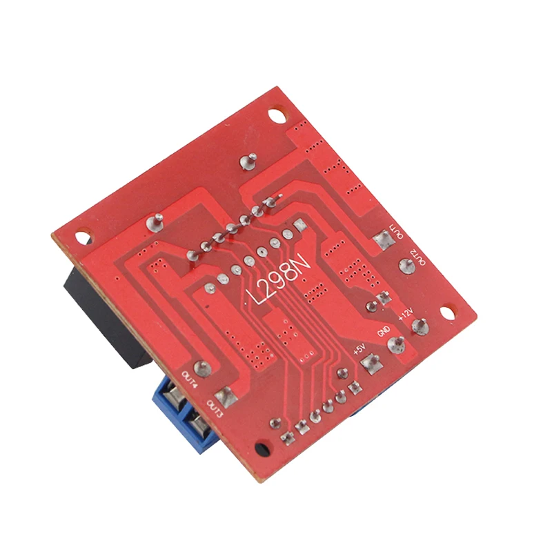 Módulo de placa de controlador L298N, Motor paso a paso de doble puente H DC para Robot de coche inteligente, placa de pruebas Peltier de alta potencia