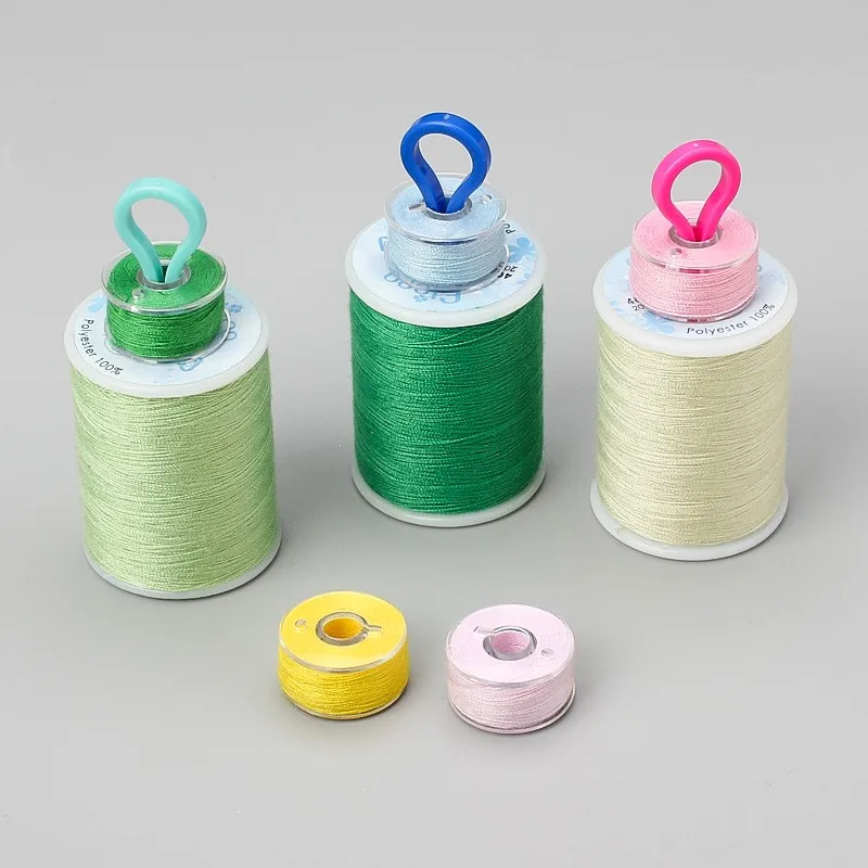 Bobbin Thread Keepers 7 pcs, Prevents Thread Unwinding, Random Color Assortment, for Embroidery Thread Storage