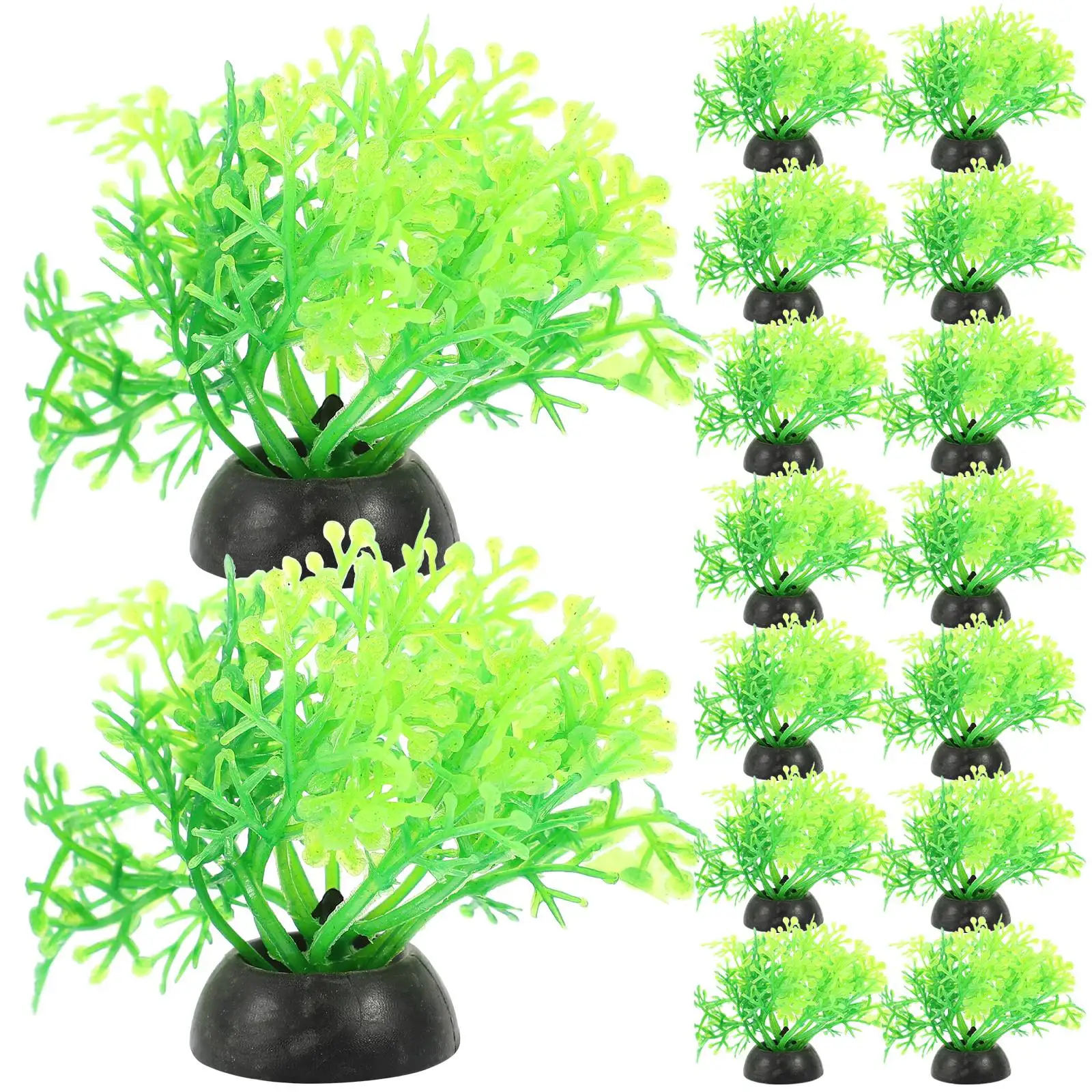 

20 Pcs Aquatic Decoration Fish Tank Decorations Aquarium Plant Betta Plants Accessories for Plastic