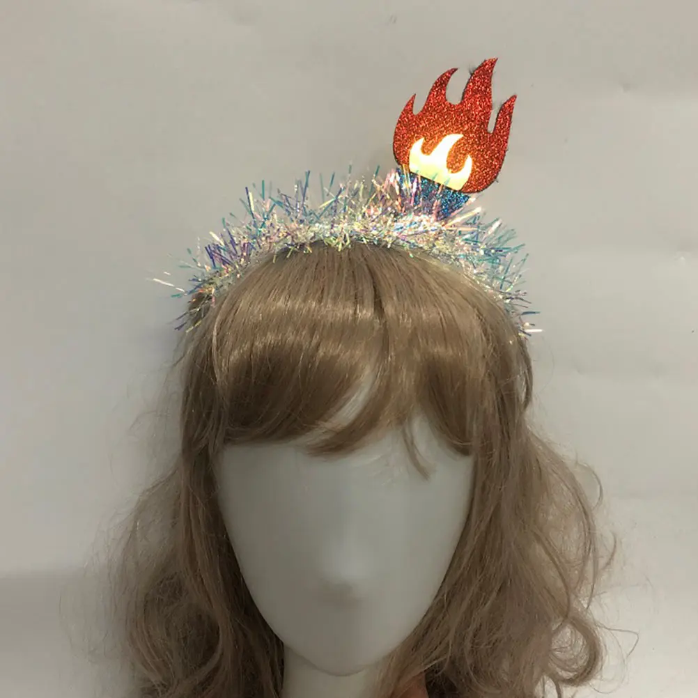 

2pcs Statue Of Liberty Torch Hair Hoops Lightweight Festival Celebration Headbands Party Decorative Hair Props Carnival