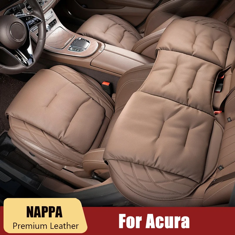 

NAPPA Leather Car Cushion Soft Car Seat Cover Anti Slip Seat Protector Pad For Acura RLX ZDX TSX CDX RDX MDX TL TLX Series