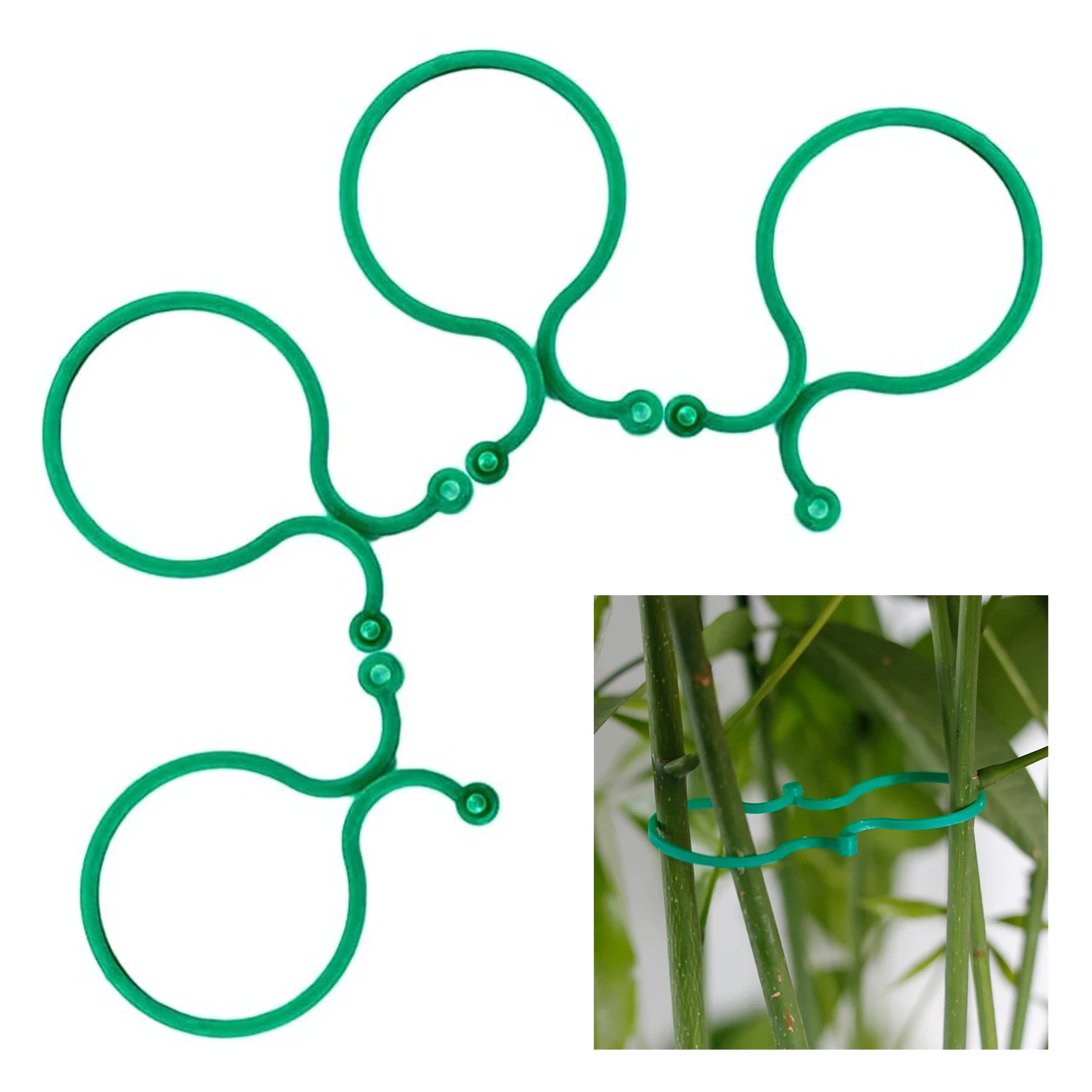 

20Pcs Plant Climbing Wall Fixture Clips Self-Adhesive Hook Plant Fixer Sticker Plants Vines Fixing Clips Garden Decoration Tools